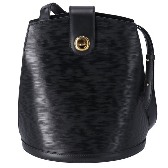 Louis Vuitton Cluny Epi Bucket Shoulder Bag M52252 Noir Leather - Picture 1 of 9